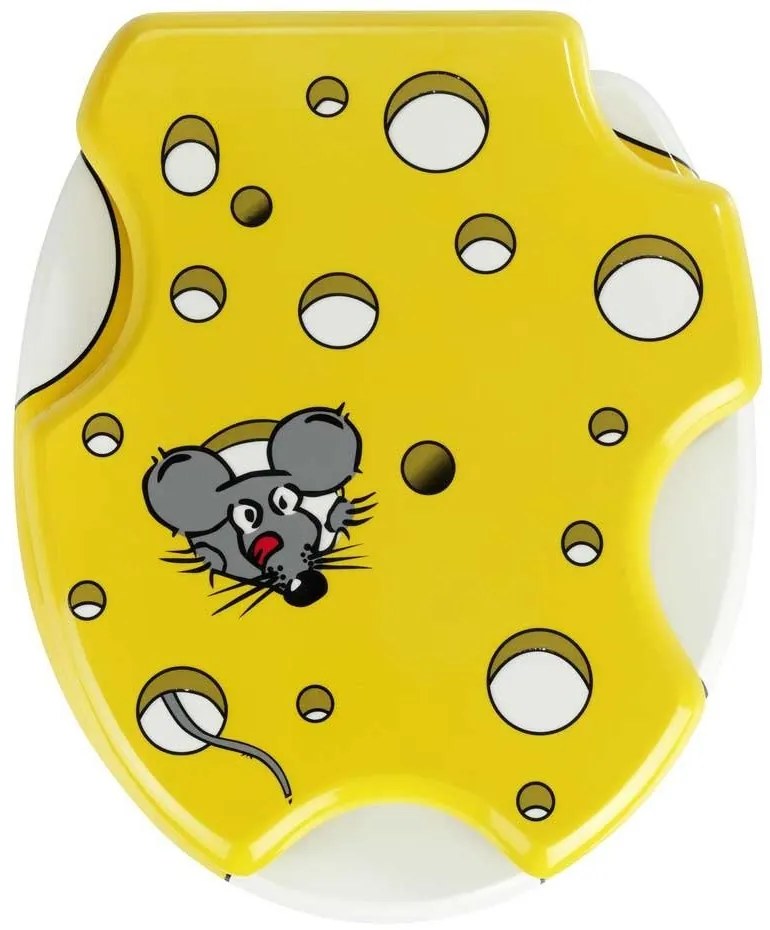 Capac de toaletă SPEEDY, efect 3D - MDF, universal, WENKO