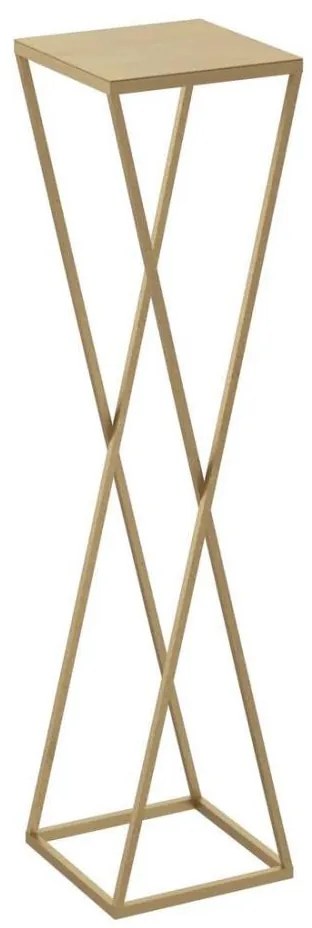 Suport de flori 100x24 cm auriu