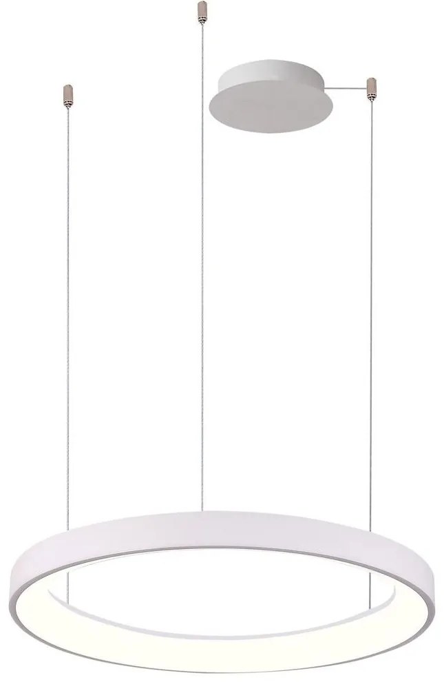 Lustră LED dimabilă pe cablu Azzardo AZ5021 AGNES LED/60W/230V d. 78 cm alb