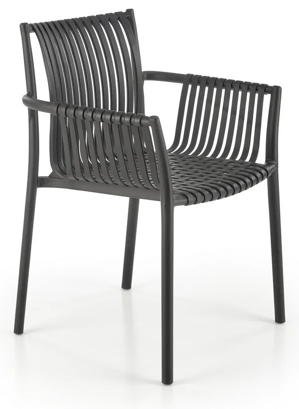 Scaun de bucaterie Lamar, negru