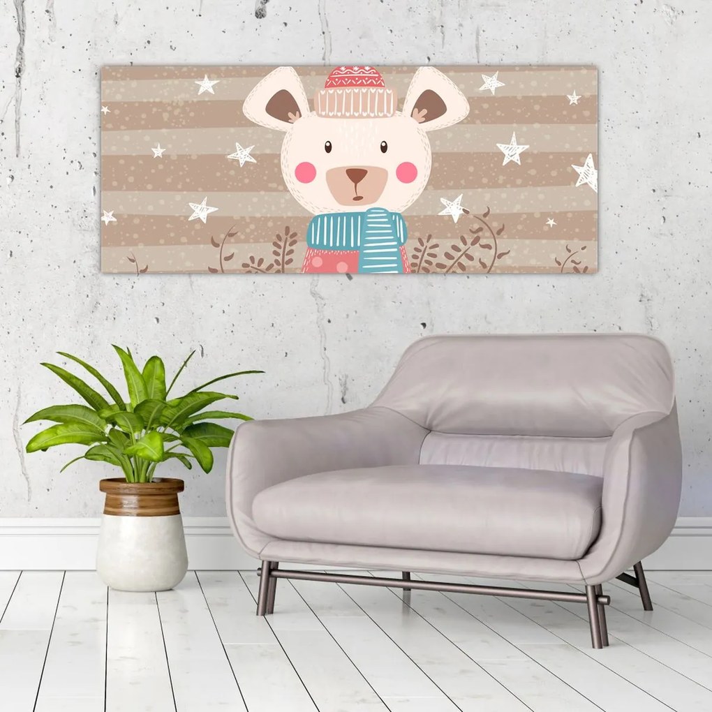 Tablou - Ursuleț (120x50 cm)