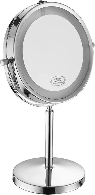 Oglinda iluminata led 3w pentru make up 6400k cu baterii 4xaa