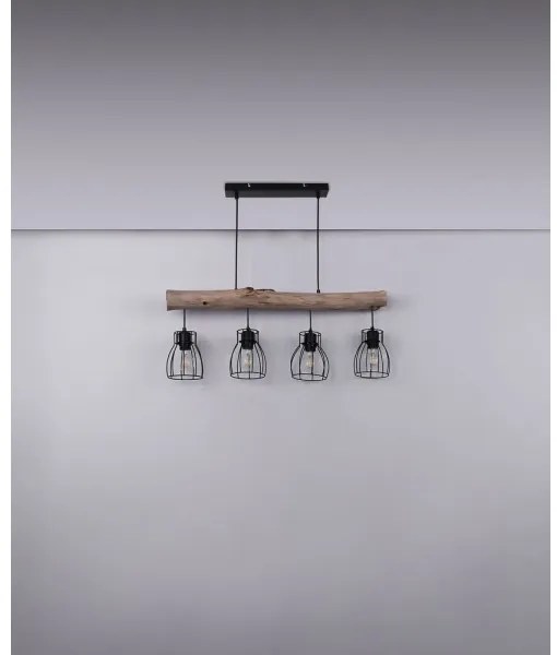 Lustră pe cablu MINA 4xE27/40W/230V Globo 15326-4N