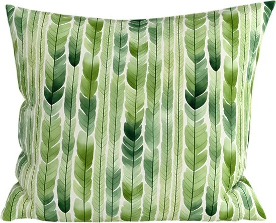 Husa de perna din polibumbac GREEN TREES POLY 45x45 cm, verde