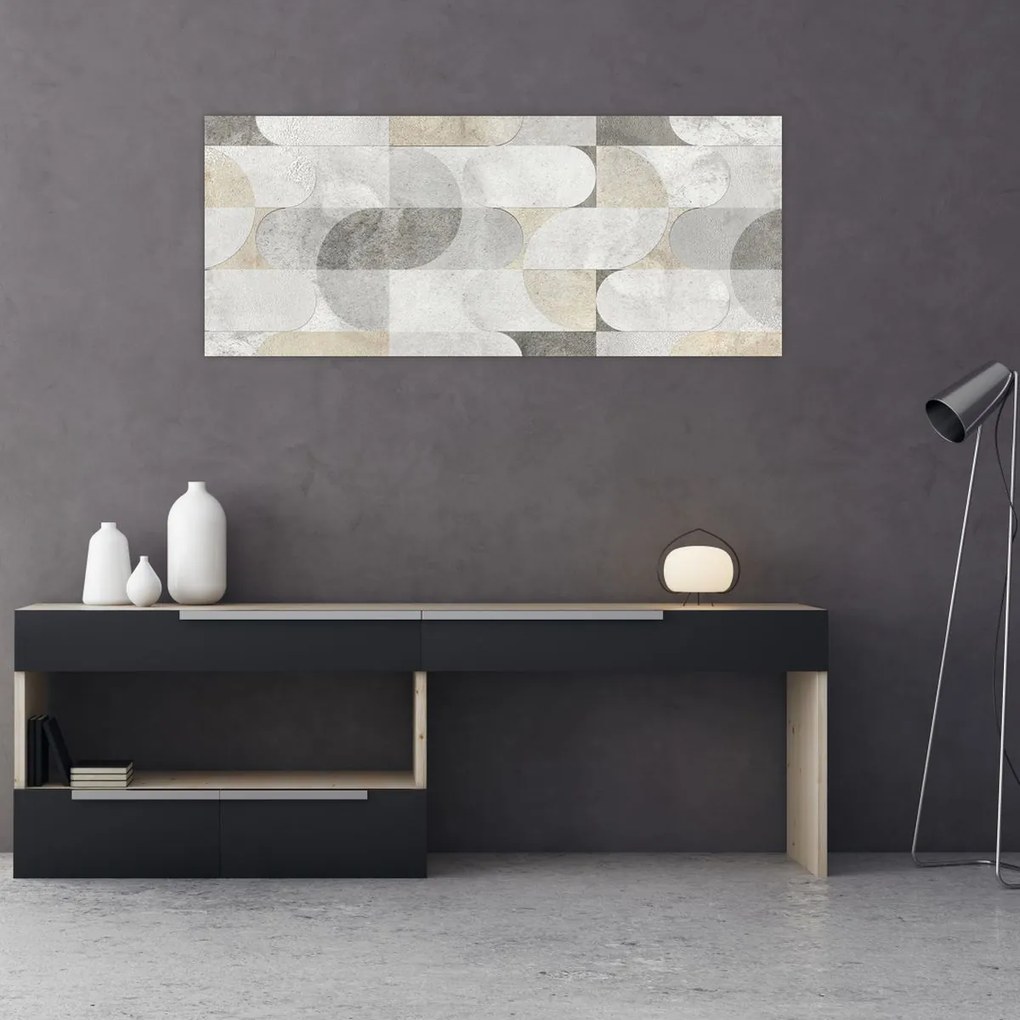 Tablou - Placi de faianță (120x50 cm)