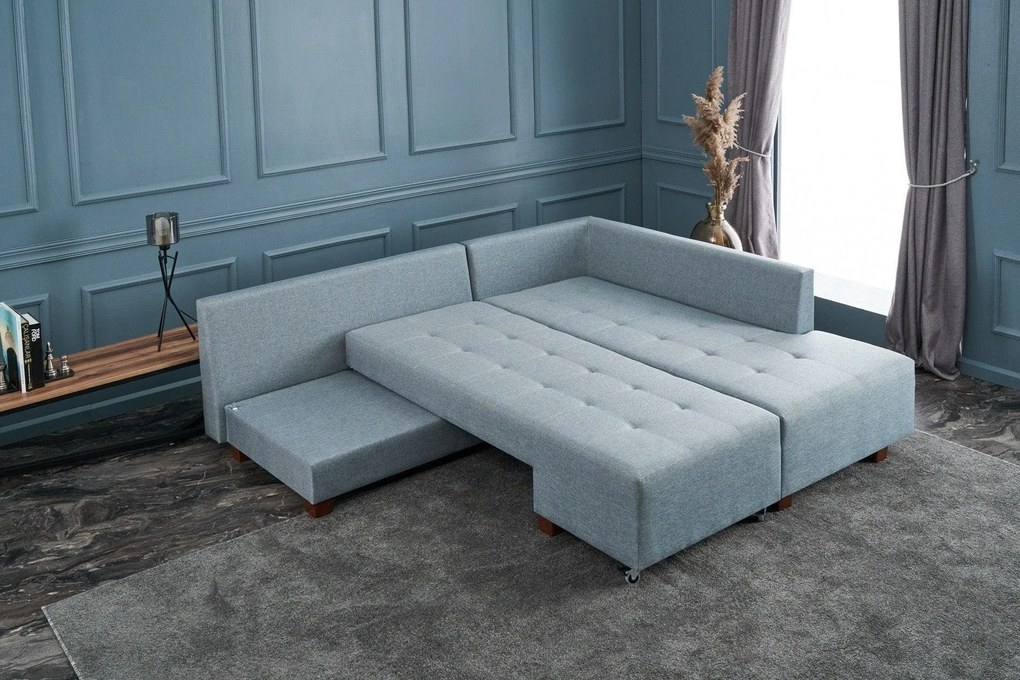 Coltar Extensibil Petra Dreapta, 282 x 85 x 206 cm