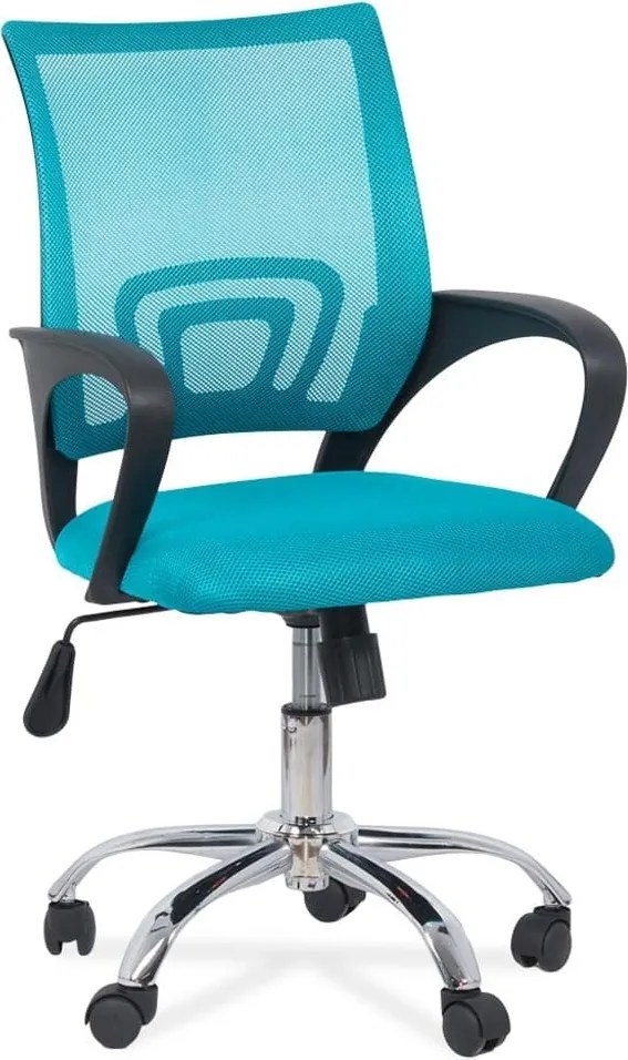 Scaun de birou din mesh OFF 619 turcoaz