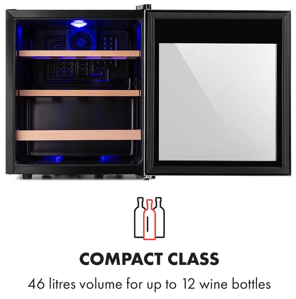 Vinetage 12 Uno, răcitor de vin, 12 sticle 46 l, 4-18°C, 40 dB, sticlă