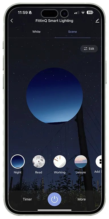 Plafonieră inteligentă neagră cu sticlă fumurie inclusiv 6 Wi-Fi G9 - Uvas