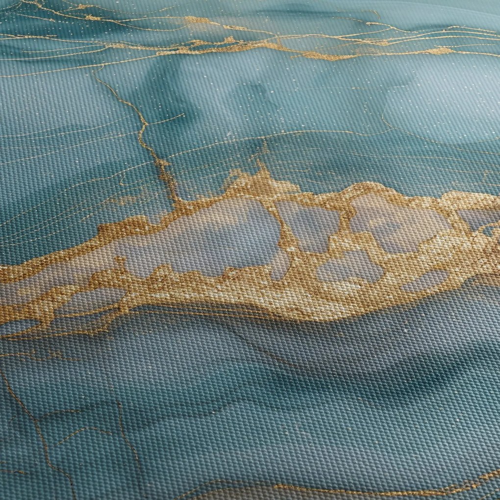 Tablou - Marmură turcoaz (90x60 cm)