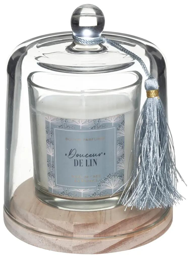 Lumanare parfumata in cupola din sticla CHICK softness of linen