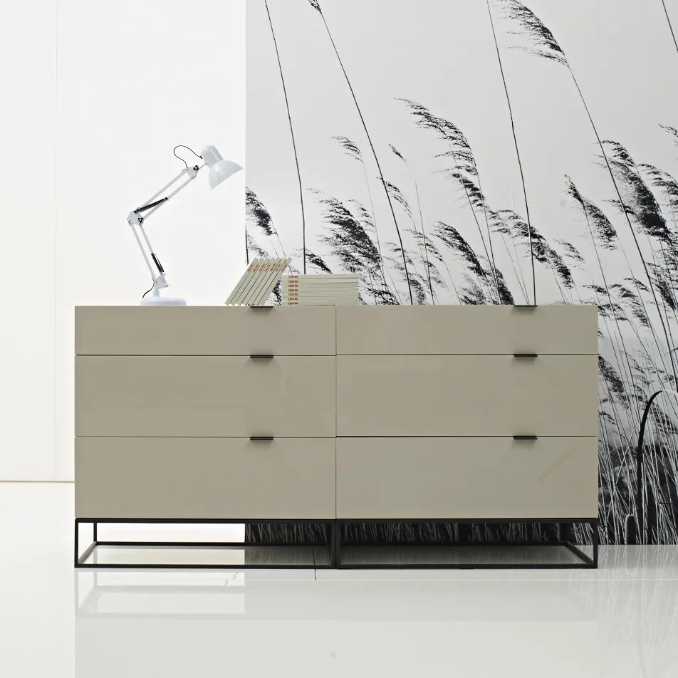 Dulapior cu 3 sertare design modern Chiara AC-CP1406-C