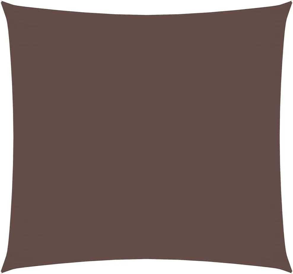vidaXL Parasolar, maro, 7x7 m, țesătură oxford, pătrat
