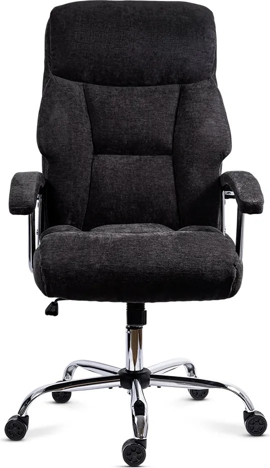 Scaun directorial din stofă cu arcuri OFF 709 negru