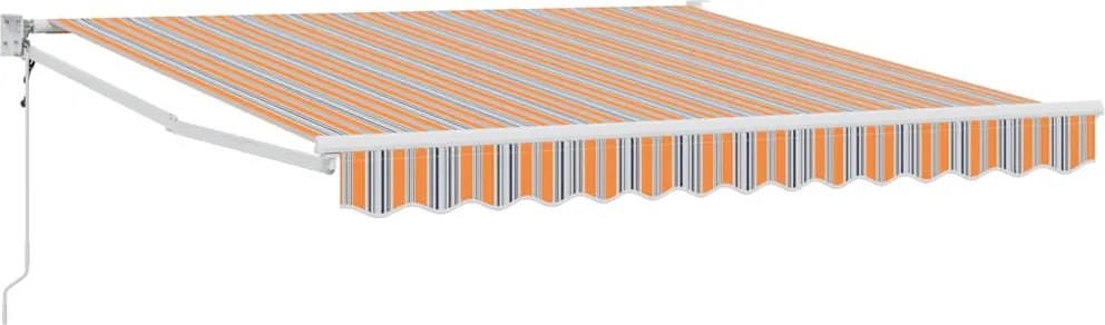 vidaXL Cortina Retractabilă Multicolour 350 x 250 cm