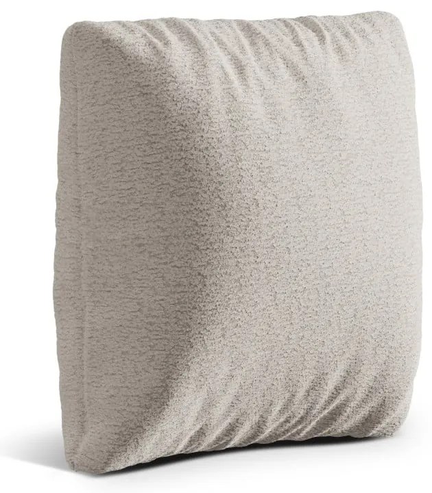 Pernă pentru canapea bej cu tapițerie din țesătură bouclé Kemi – Cosmopolitan Design