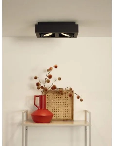 Spot LED dimabil Lucide 09120/24/30 ZEFIX 2×GU10/12W/230V negru