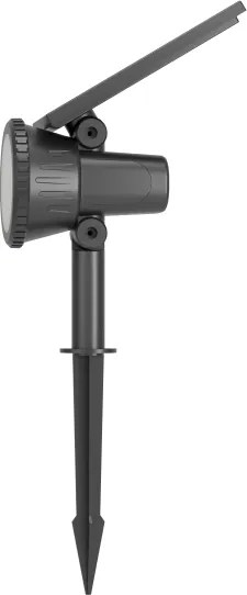 Eglo 901069 - Lampă solară SAMBUCO LED RGBW reglabilă, 3W/4,5V, IP44, neagră, cu telecomandă