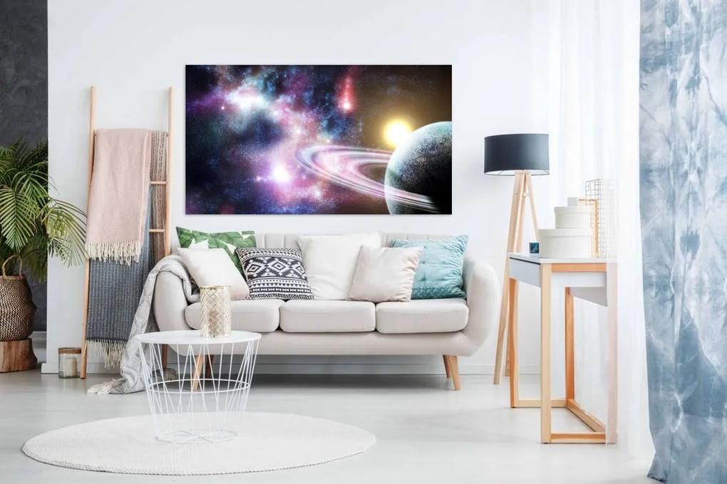Tablou canvas planeta - 70x50cm