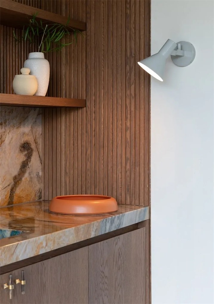 Aplica gri deschis din metal Stavanger