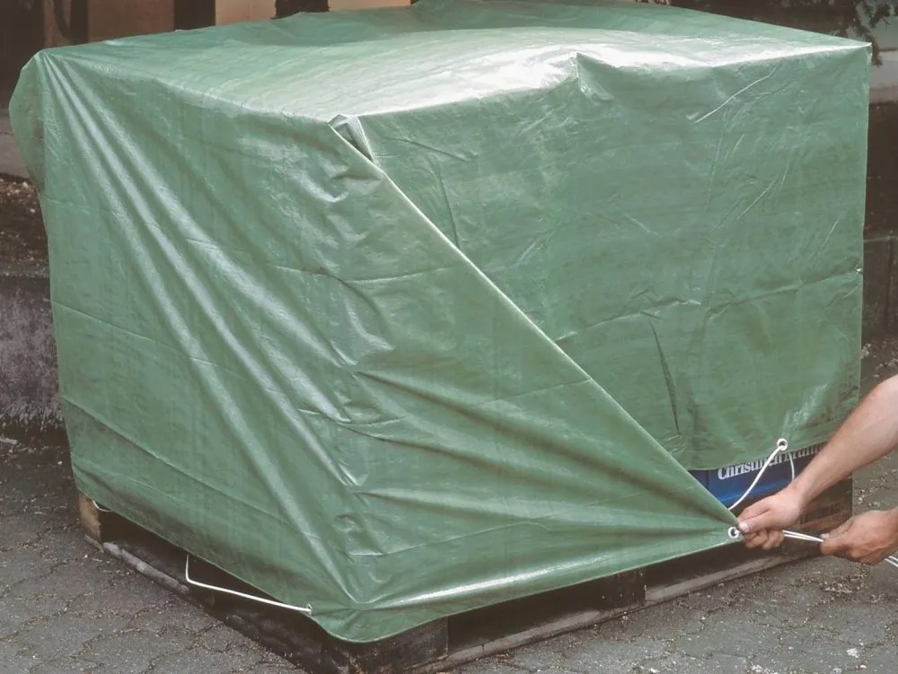 Prelată rezistentă la îngheţ, maro-argintie 4m x 6m