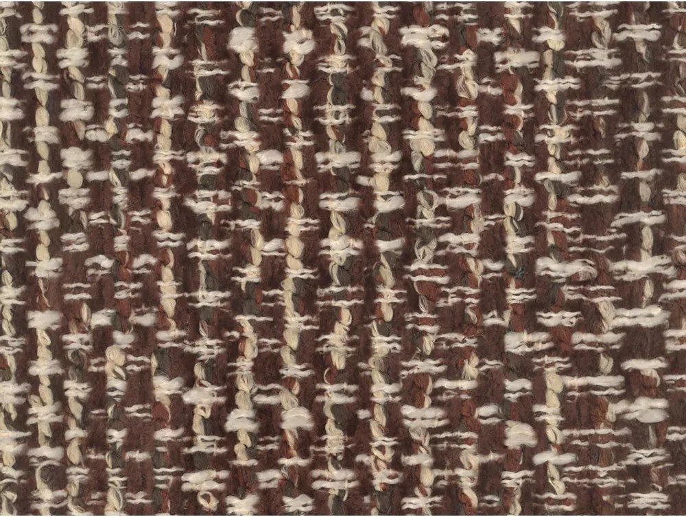 Fotoliu maro cu tapițerie din chenille Georgia – Micadoni