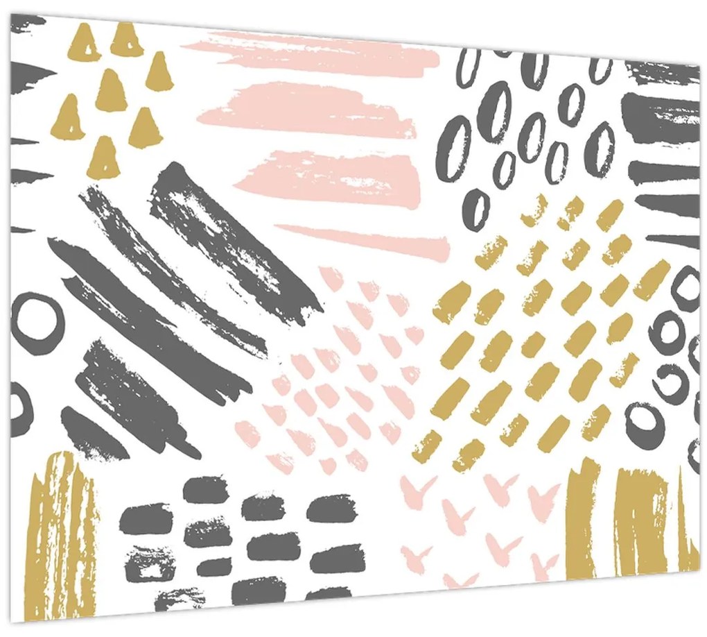 Tablou - Accidente vasculare cerebrale abstracte (70x50 cm)