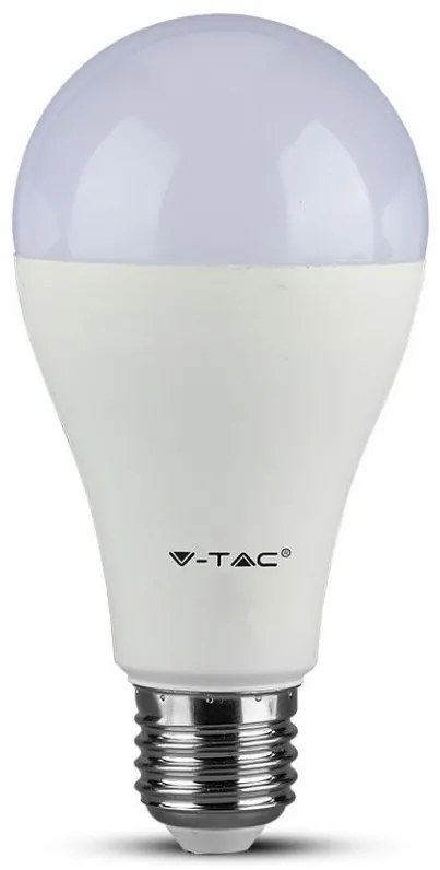 Bec LED 17W(100W) V-TAC, E27, cip Samsung, 1521 lm, lumina calda (3000K), clasa energetica F