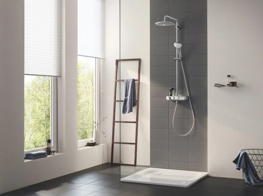 Coloana dus cu termostat pentru montare pe perete Grohe Euphoria SmartControl 260 mm-26509000