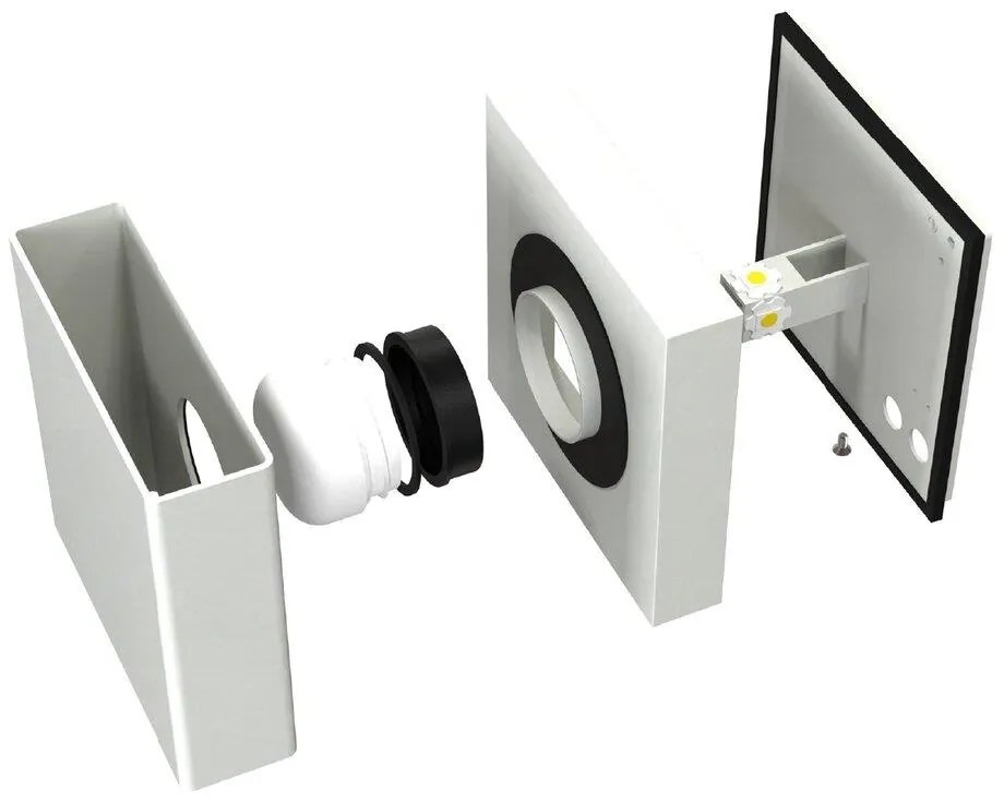 Aplica LED directionabila cu protectie IP54 Turn alb 2019061001 NL
