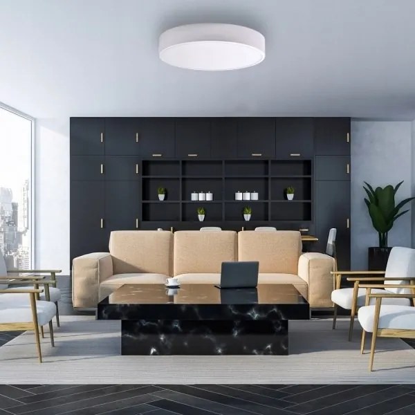 Plafonieră CLEO 5xE27/24W/230V d. 60 cm albă