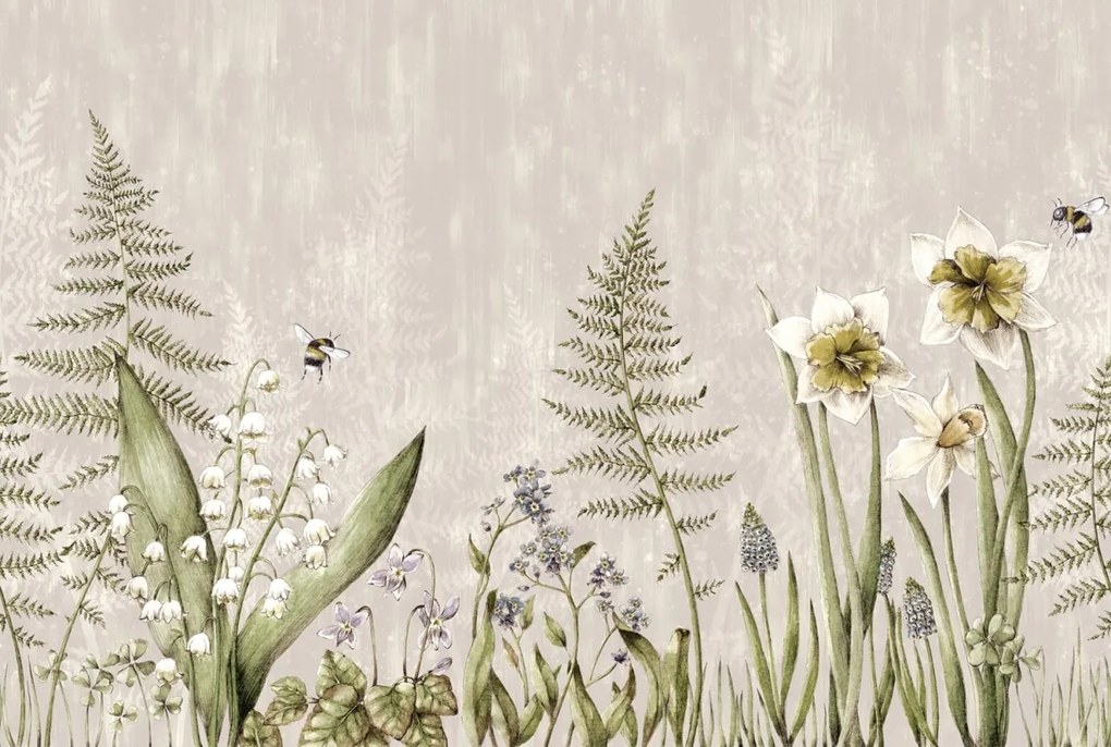Fototapet, Bumblebee, Sand, Rebel Walls