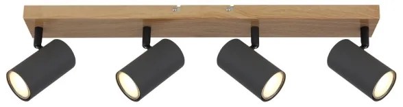 Spot ROBBY 4xGU10/35W/230V gri/maro Globo 57911-4G