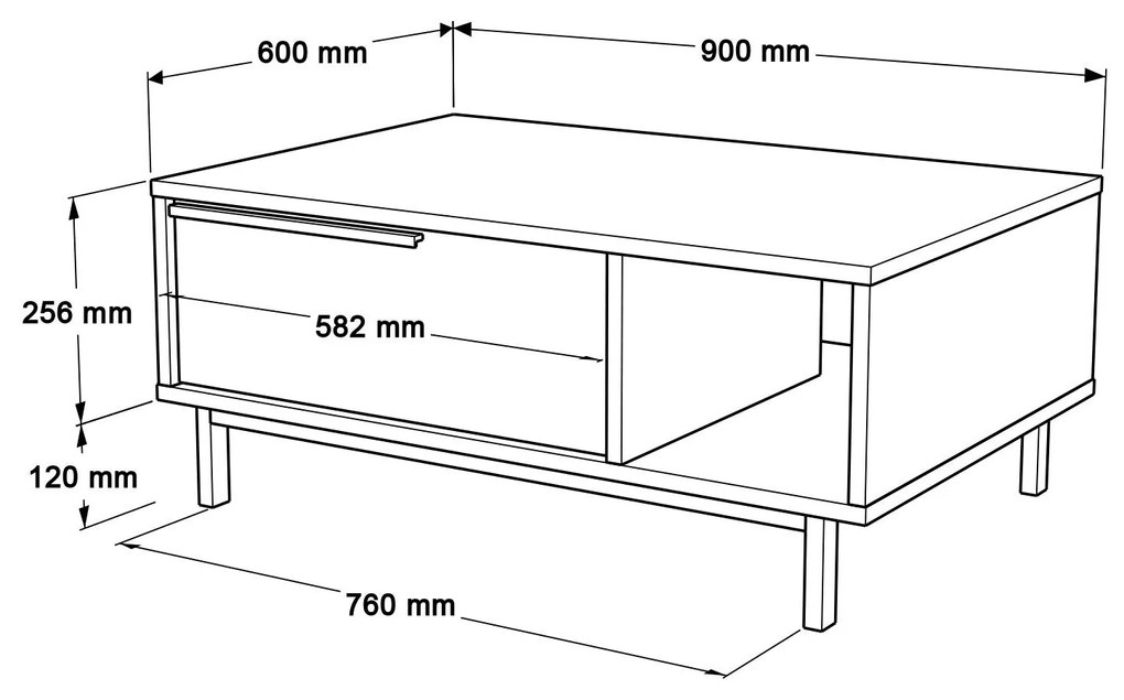 Mobilier living Onnie 19 (Alb) . 1102410