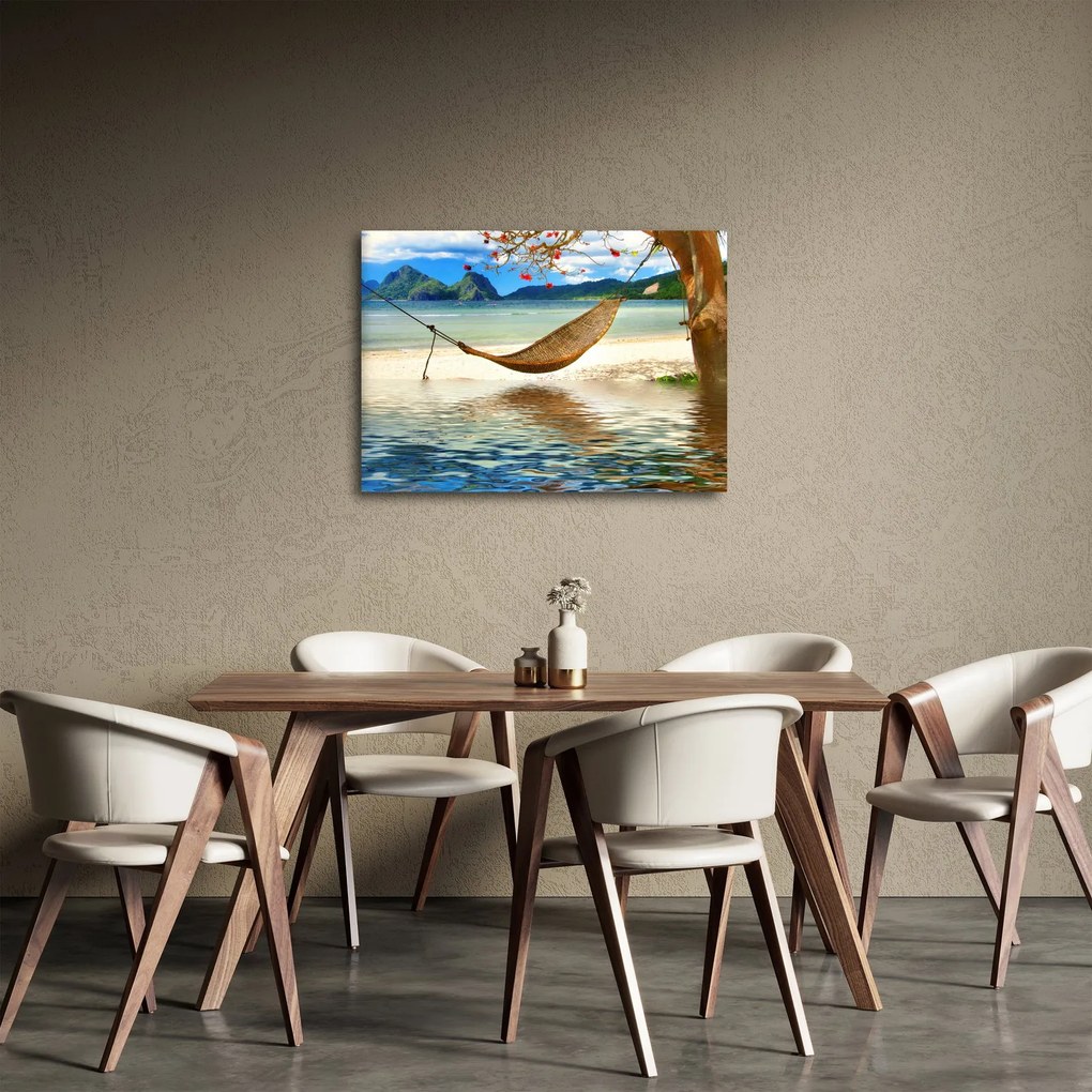 Tablou - Relax la plajă (70x50 cm)