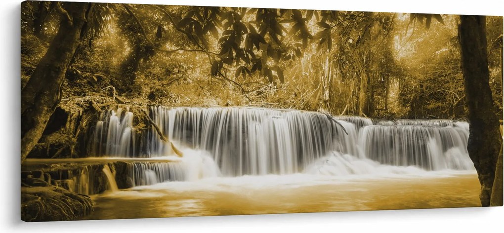 Tablou - Cascadă, de epocă (120x50 cm)