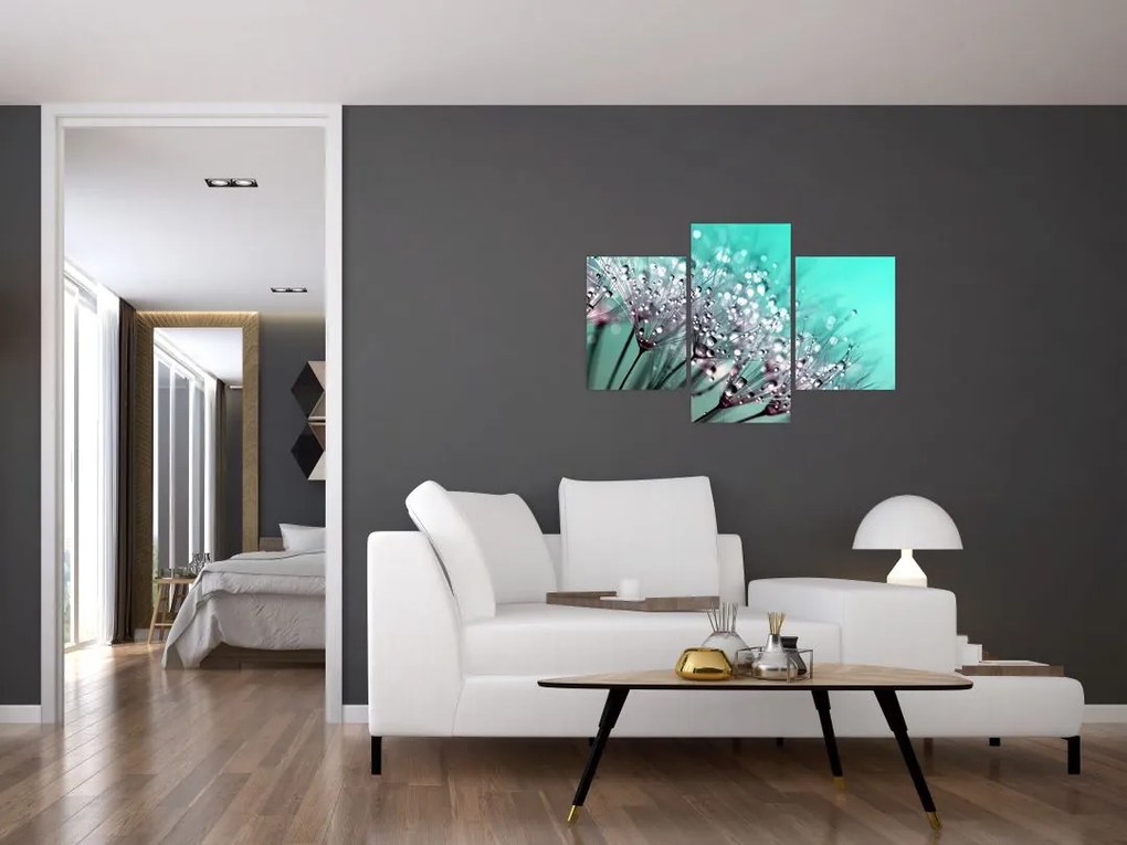 Tablou - planta cu rouă (90x60 cm)