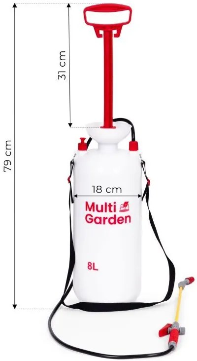 Pulverizator cu presiune de 8 litri