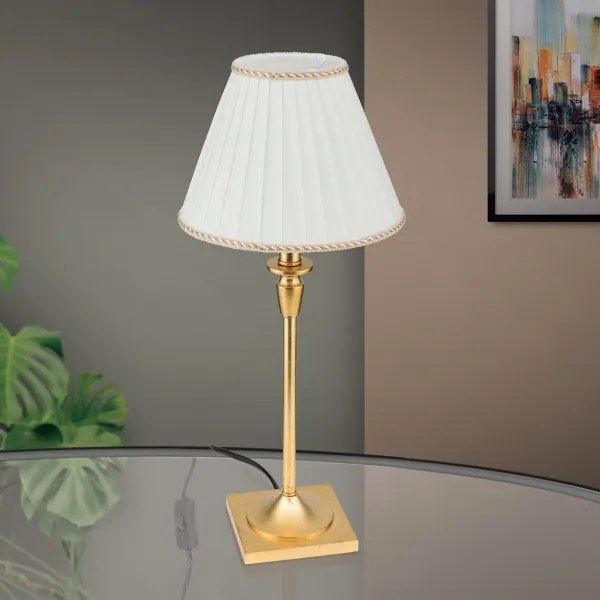 Lampă de masă Orion LA 4-1049/1 FONSA 1xE27/60W/230V alb/auriu