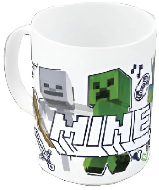 Minecraft Explore More cană de porțelan 235 ml (8 oz) în cutie de cadou
