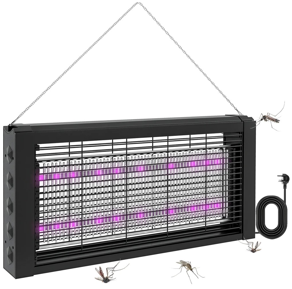 HOMCOM Lampă Anti-Țânțari UV 8W | Aosom Romania
