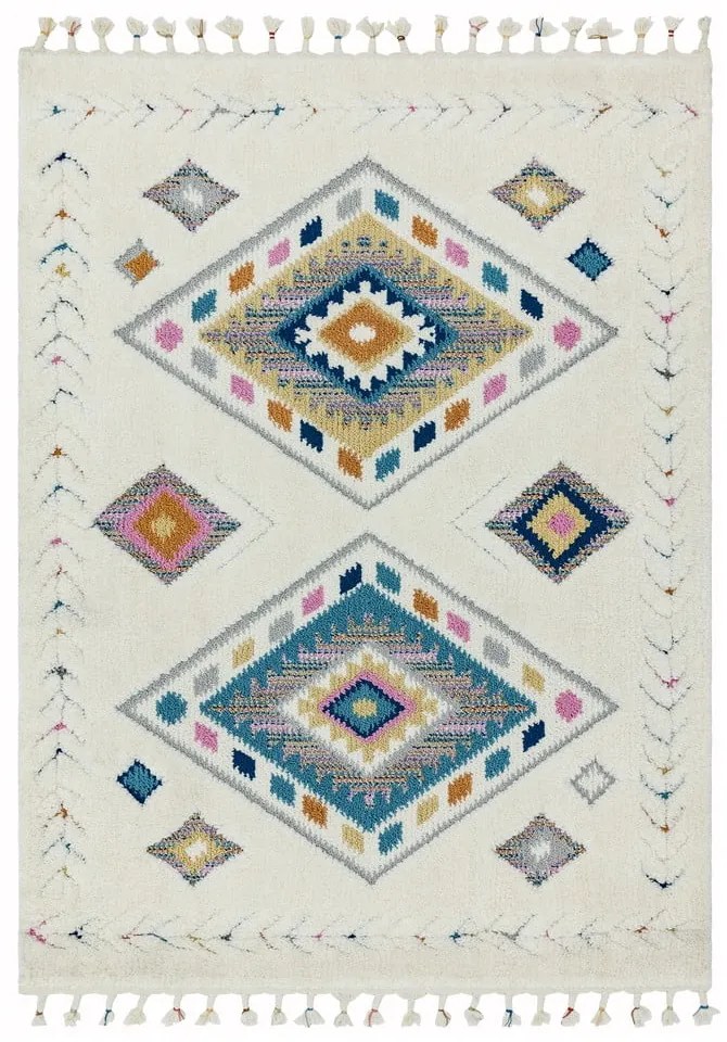 Covor Asiatic Carpets Rhombus, 120 x 170 cm, bej