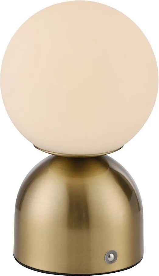 Schöner Wohnen 19218-12 - Lampă de masă RUDI LED, reglabilă în intensitate, LED/1,2W/5V, aurie