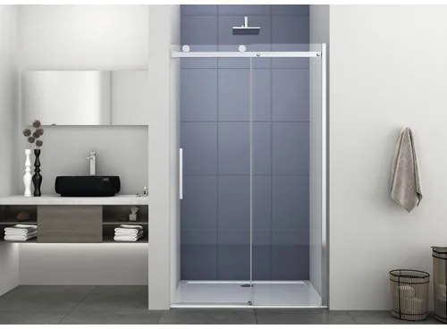 Ușă duș culisantă Sanotechnik Elegance 120x195 cm sticlă transparentă profil crom
