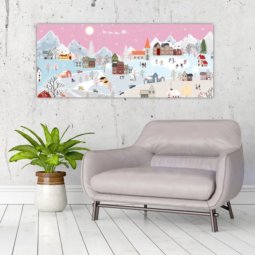 Tablou - Iarma magică (120x50 cm)
