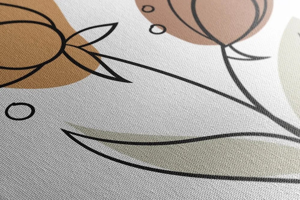 Tablou floare minimalistă No3