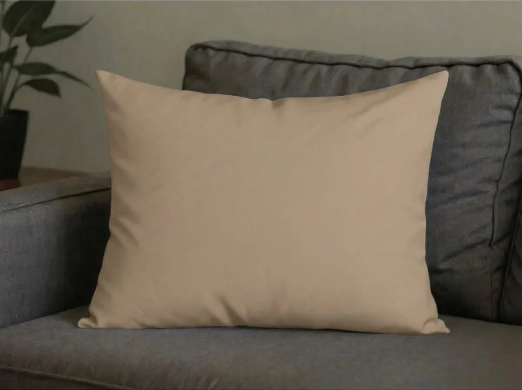Husa pentru perna DENYX BLEND 70x90 cm maro deschis