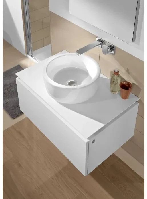 Lavoar pe blat Villeroy&Boch Architectura, 40cm, Alb Alpin, 41254001