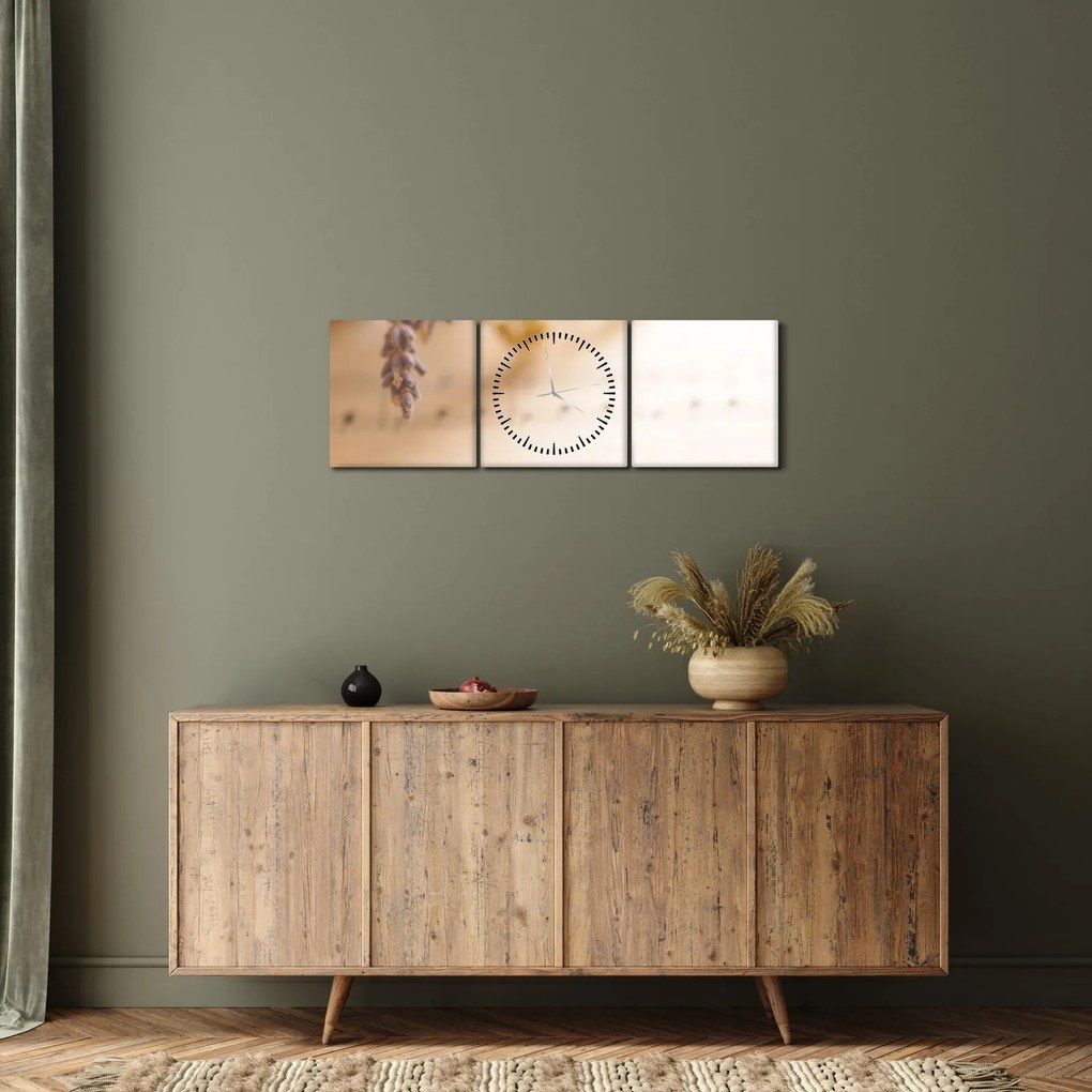 Tablou - Cântec (cu ceas) (90x30 cm)