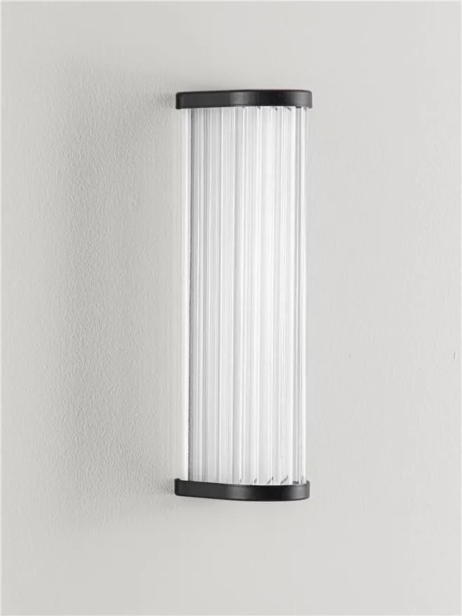 Aplica de perete LED baie IP44 VITREE negru